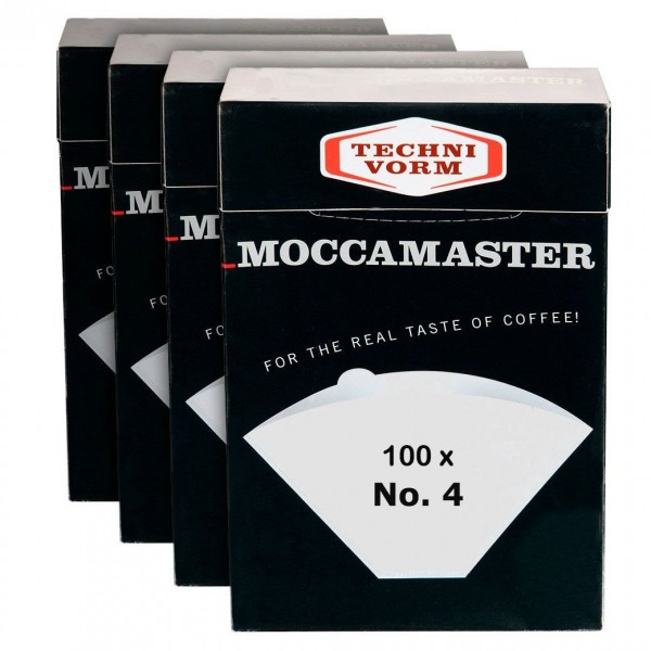 Conjunto de filtros para máquinas de café MOCCA maestra No. 4