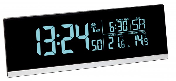 TFA 60.2548.01 radio alarm clock Black alarm times 1 (60.2548.01)