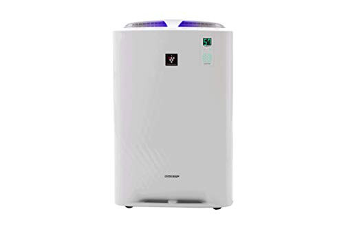 Sharp KC-A40EU-W KCA40EUW air purifier and humidifier with ionizer Plasmacluster for 99.9% filtration efficiency against viruses pollen odors dust