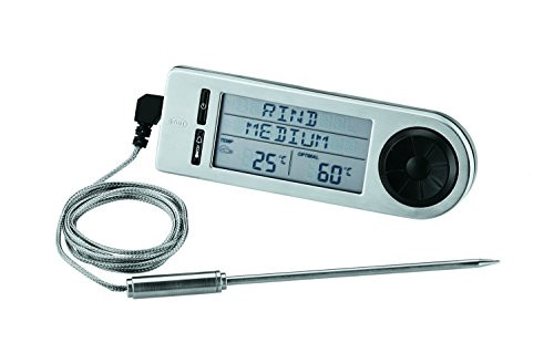 ROESLE Bratenthermometer digital -20 ° C to 250 ° C with magnetic holder Value cooking thermometer for determining the ideal meat core temperature on the grill or in the oven