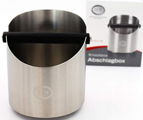 ECM 89620 Kaffee-Abschlagbox edelstahl satiniert