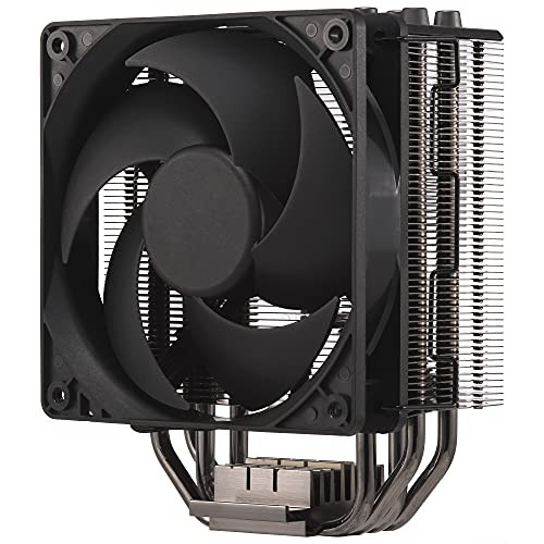 Cooler Master Hyper 212 Black Edition - Quiet 4 heat pipes with fins Silencio FP120 fan slim and precise