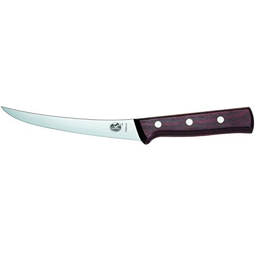 deshuesado cuchillo Victorinox palo de rosa con mango de madera flexible 15cm