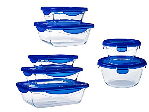 Pyrex Cook & Go Storage Boxes 7 items of different shapes
