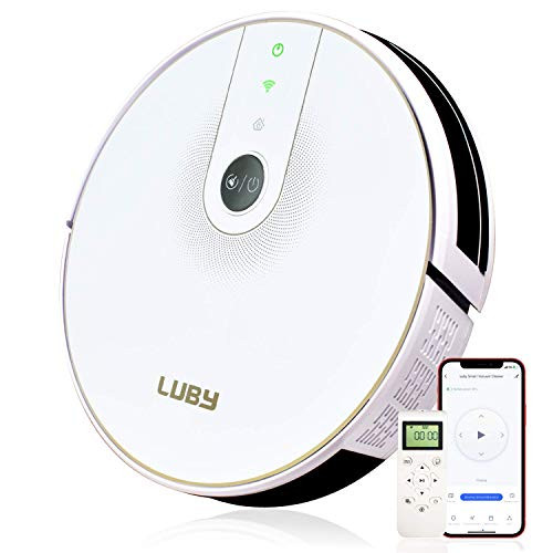 LUBY HI5 robot vacuum cleaner Strong endurance APP remote self-charging Quiet pet hair carpet cleaning White