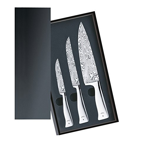 WMF Grand Gourmet Knife Damascus 3teilig 120-layer Performance Cut forged 3 Damastmesser