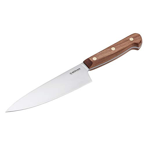 Boker SOLINGEN® Cottage Craft - Couteau de chef professionnel pointu petit acier au carbone 16 cm - couteaux de chef à la main de Solingen - dans un coffret cadeau