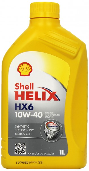 Shell Helix HX6 10W-40 1 liter