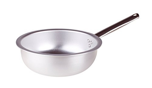 Pentols Agnelli pan for turning pasta and risotto with a pipe stem of aluminum 3 mm 24 cm